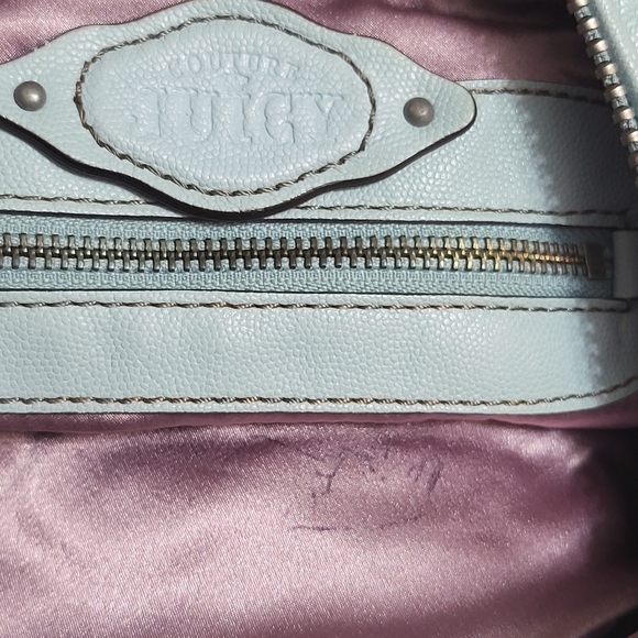Juicy Couture Blue Quilted Leather Bag - Picture 14 of 15